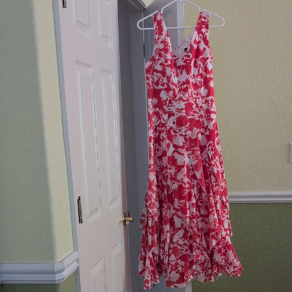 Metrostyle Pink and White Floral Dress